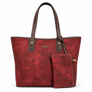 Vintage Tote with Matching Pouch